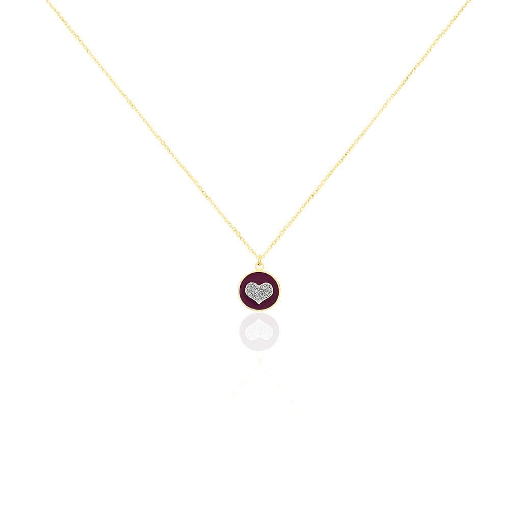 Collier Chlea Coeur Or Jaune
