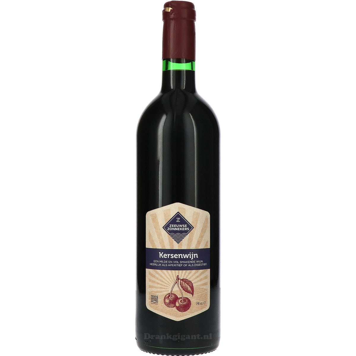 Zeeuwse Zonnekersenwijn 75 cl