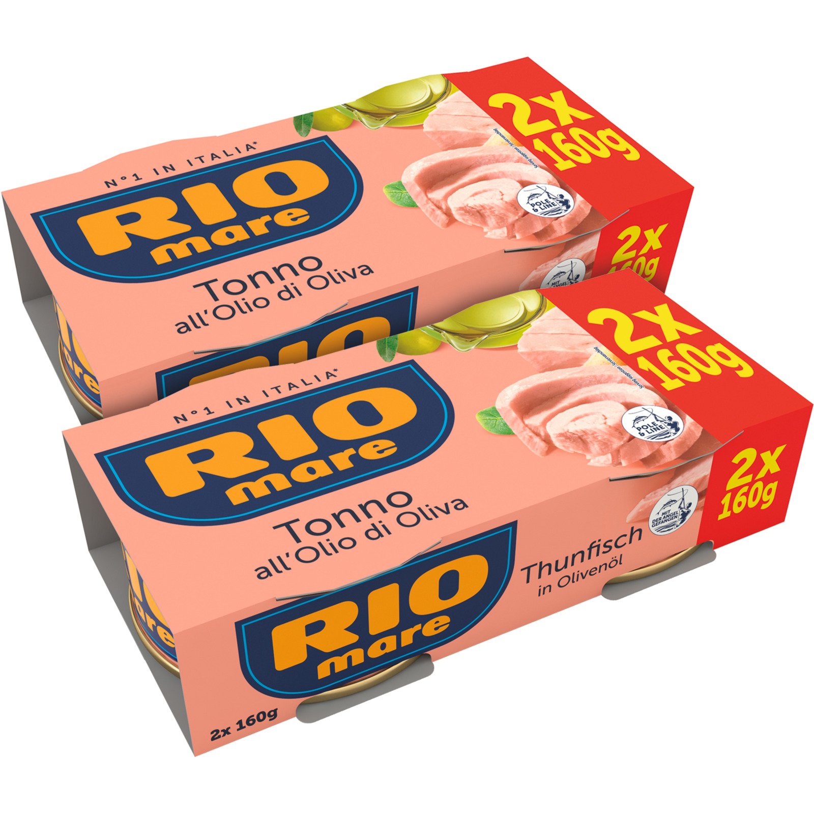 Rio Mare Thunfisch Olivenöl 2 x 2 x 160 g