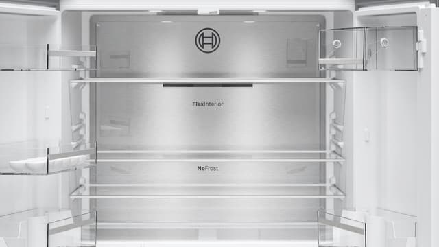 Bosch køle-/fryseskab kombination KFN96AXEA (sort inox)