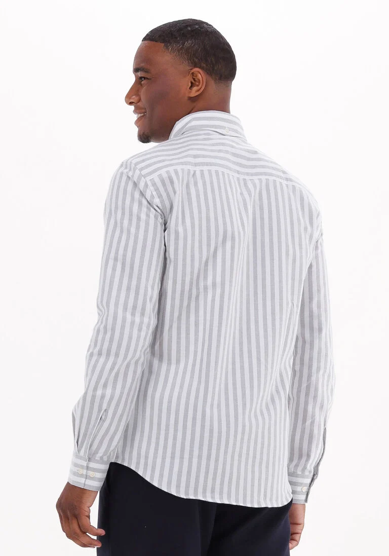 THE GOODPEOPLE witte the goodpeople casual overhemd seinfield