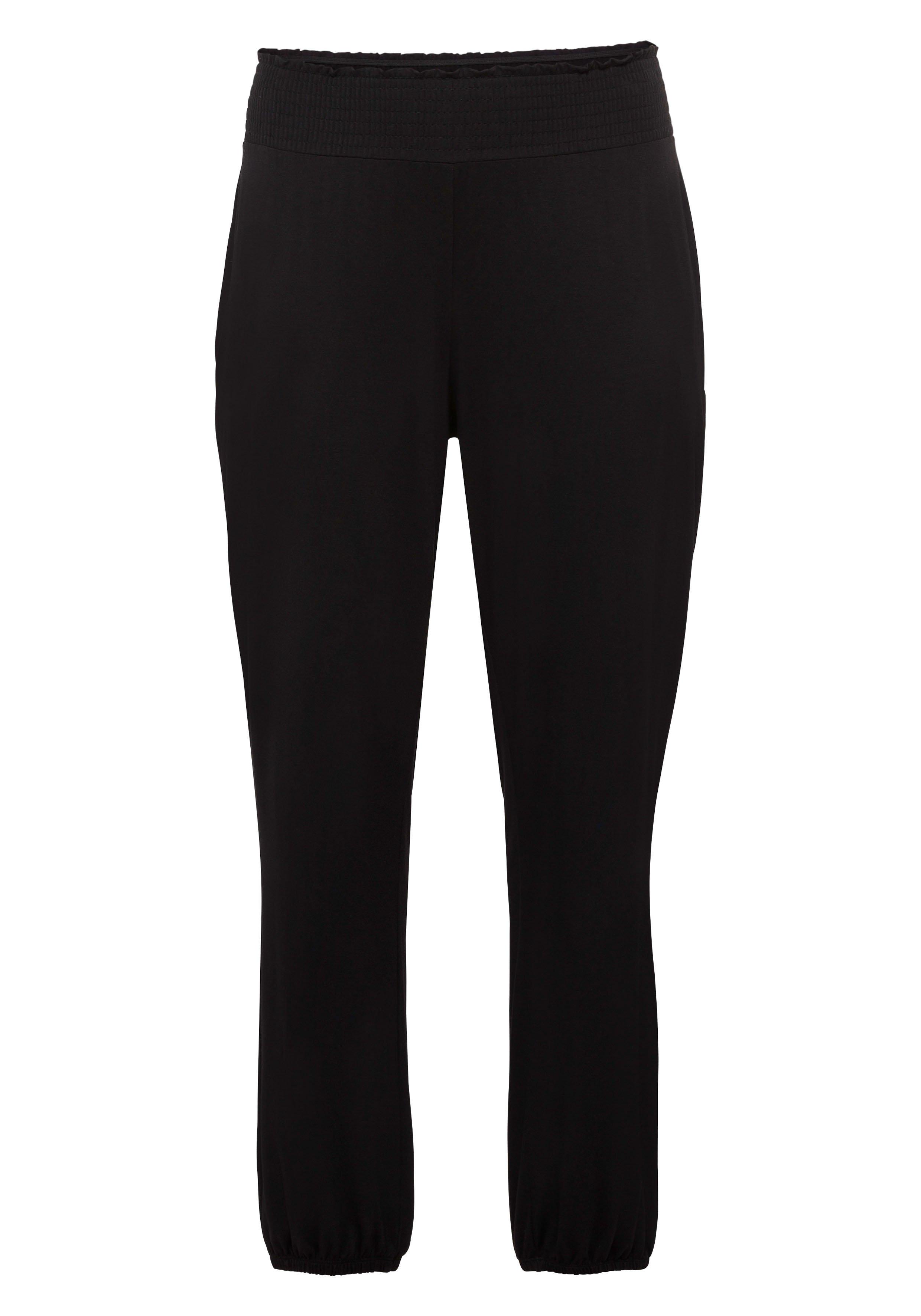 Jerseyhose mit breitem Smokbund