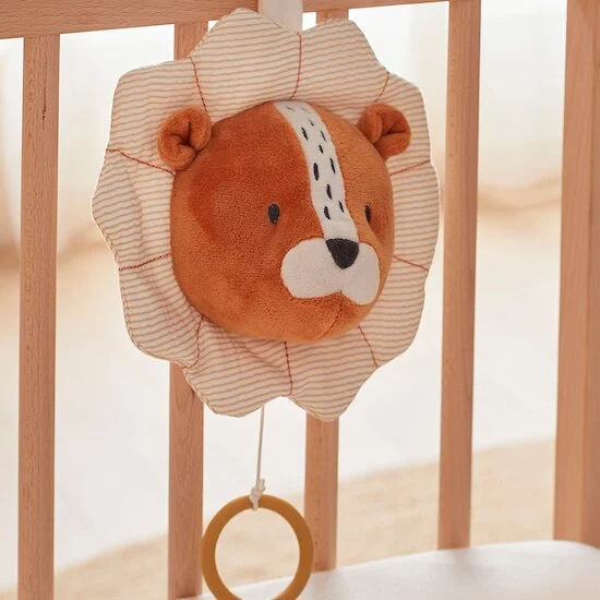 Babou & Kendi Peluche Musicale en Veloudoux   Caramel        de               Noukies