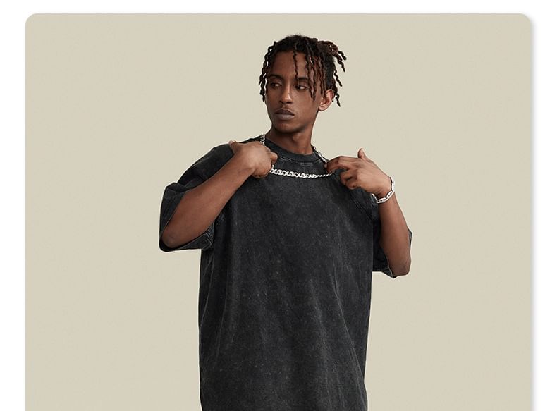 Baethreads - Gewassen shorts met split aan de zijkant in 5 kleuren