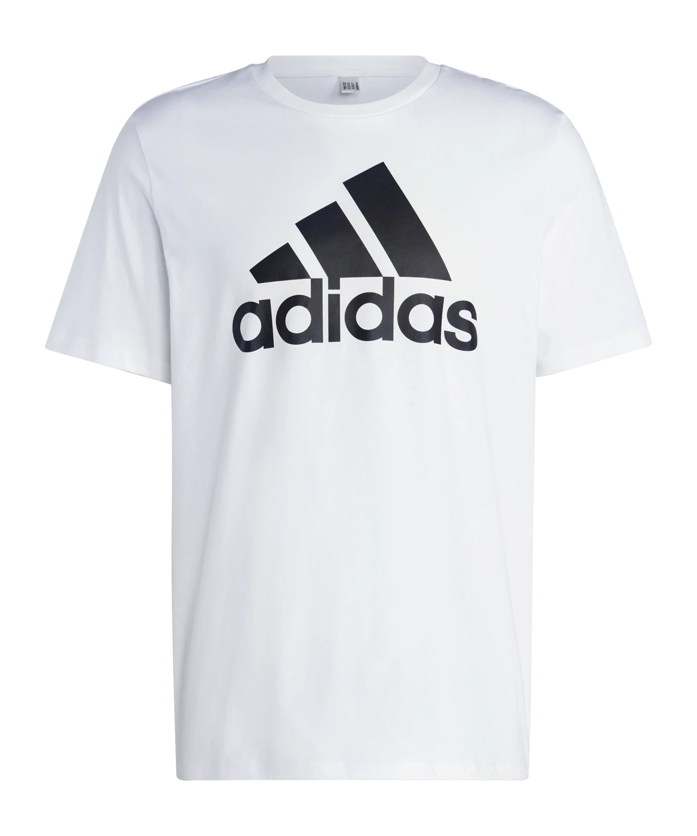adidas Essentials Single Jersey Big Logo Tee White