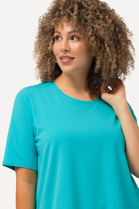 T-Shirt, A-Linie, Rundhalsausschnitt, Halbarm