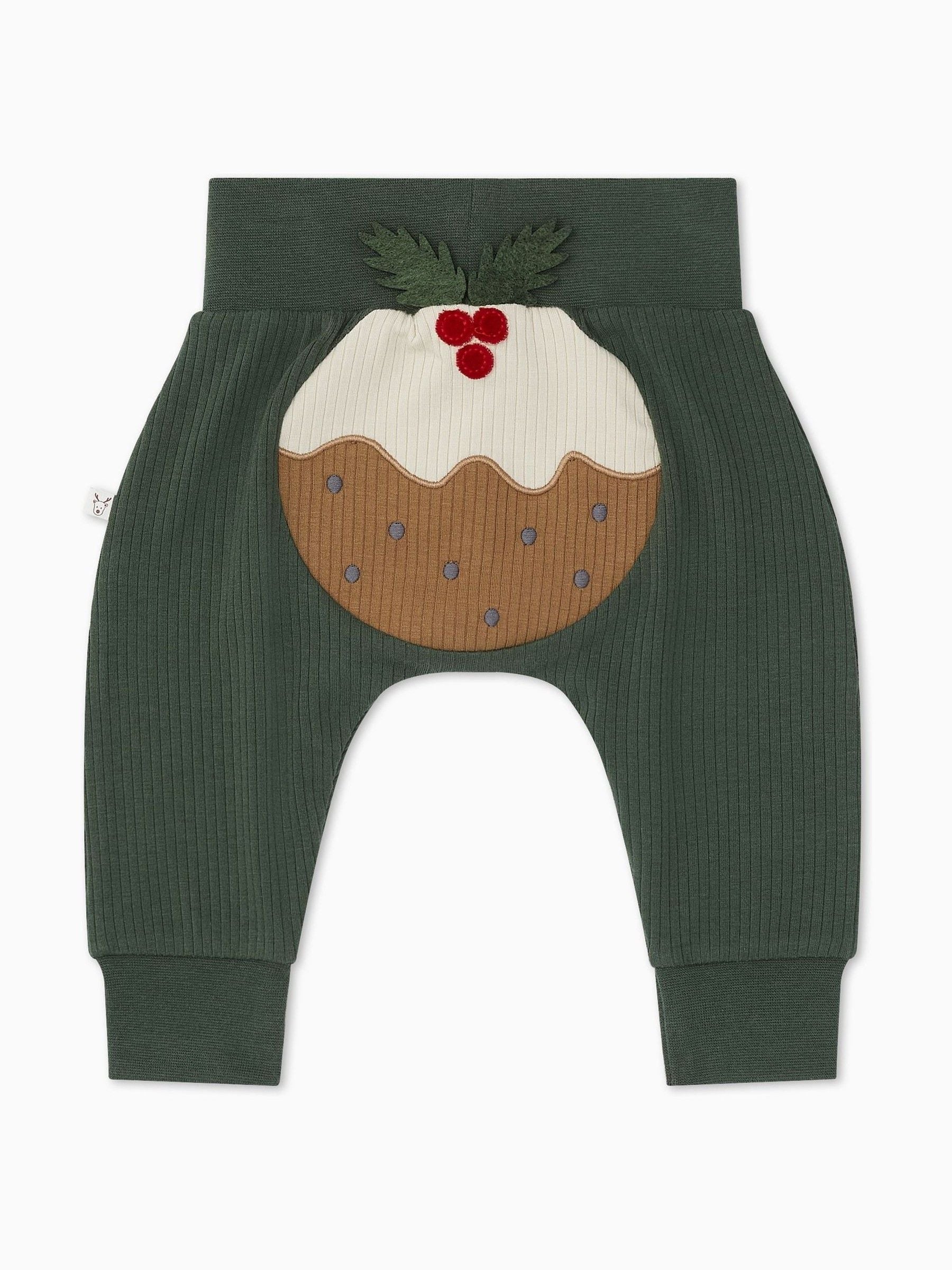 Mori Christmas Pudding Character Christmas Joggers