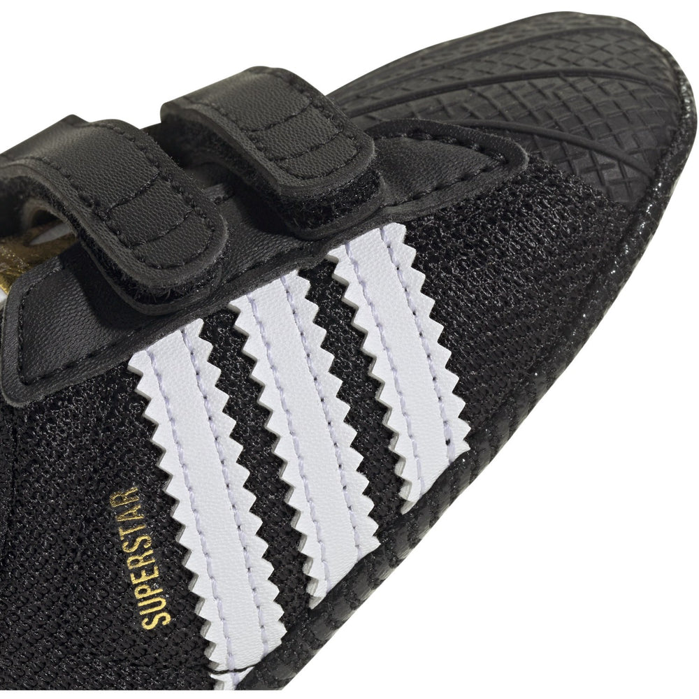 Køb adidas Originals Core Black/Ftwr White/Gold Met. Superstar Crib Sneakers