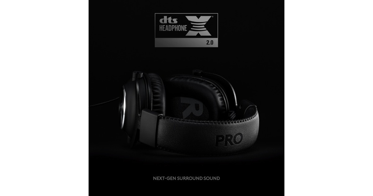Logitech GPRO X over-ear gaming headset  (Zwart, Pc, PlayStation 4 / 5, Xbox One (Series X|S), Nintendo Switch)
