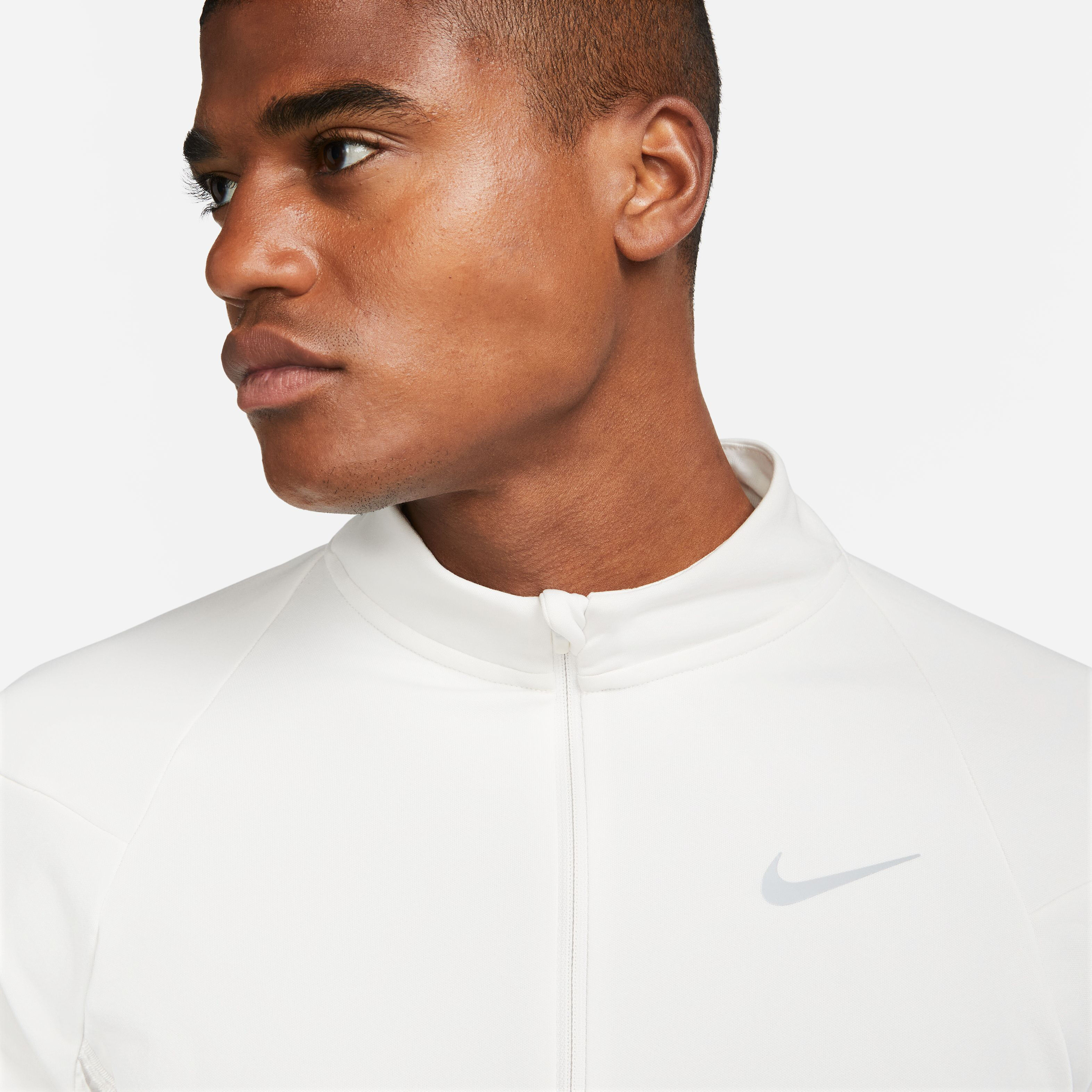 Nike TF RDVN Element Half-Zip Top De Course Hommes - Beige , Gris