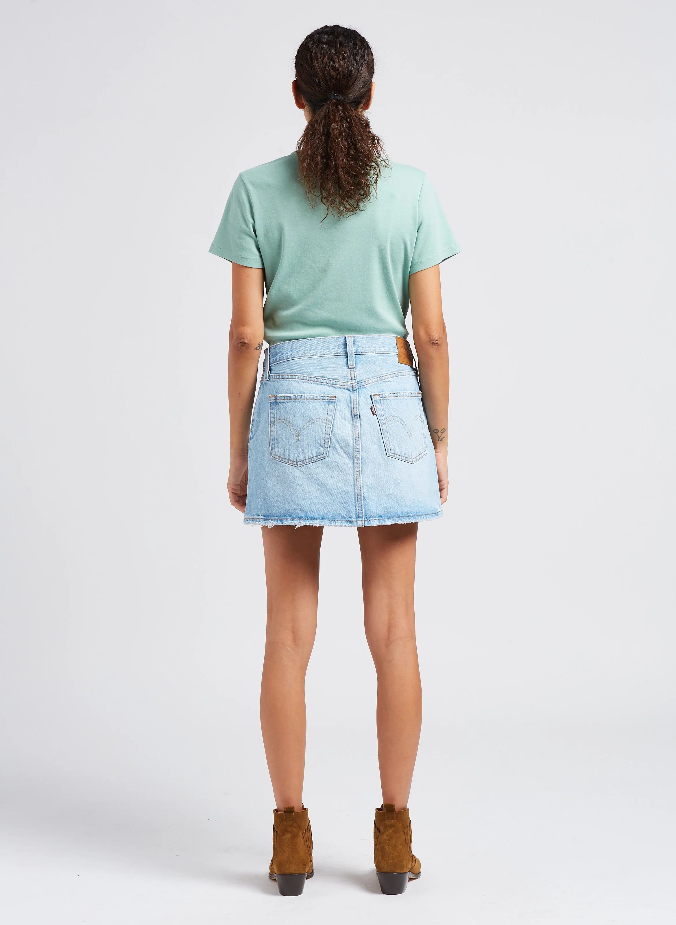 GRAPHIC RICKIE TEE - Tee-shirt col rond en coton | Vert