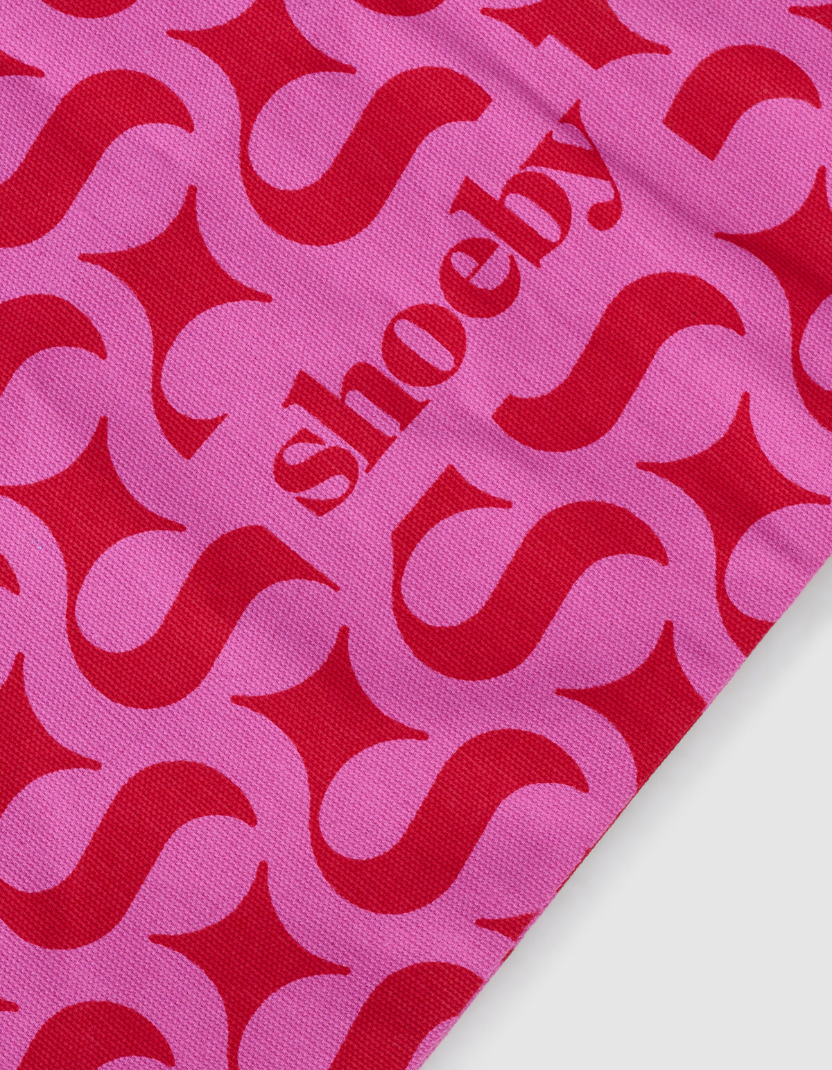 Shoeby Logo Shopper Roze/Rood