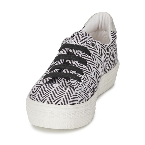 Shwik - STEP LO CUT - Noir / Blanc