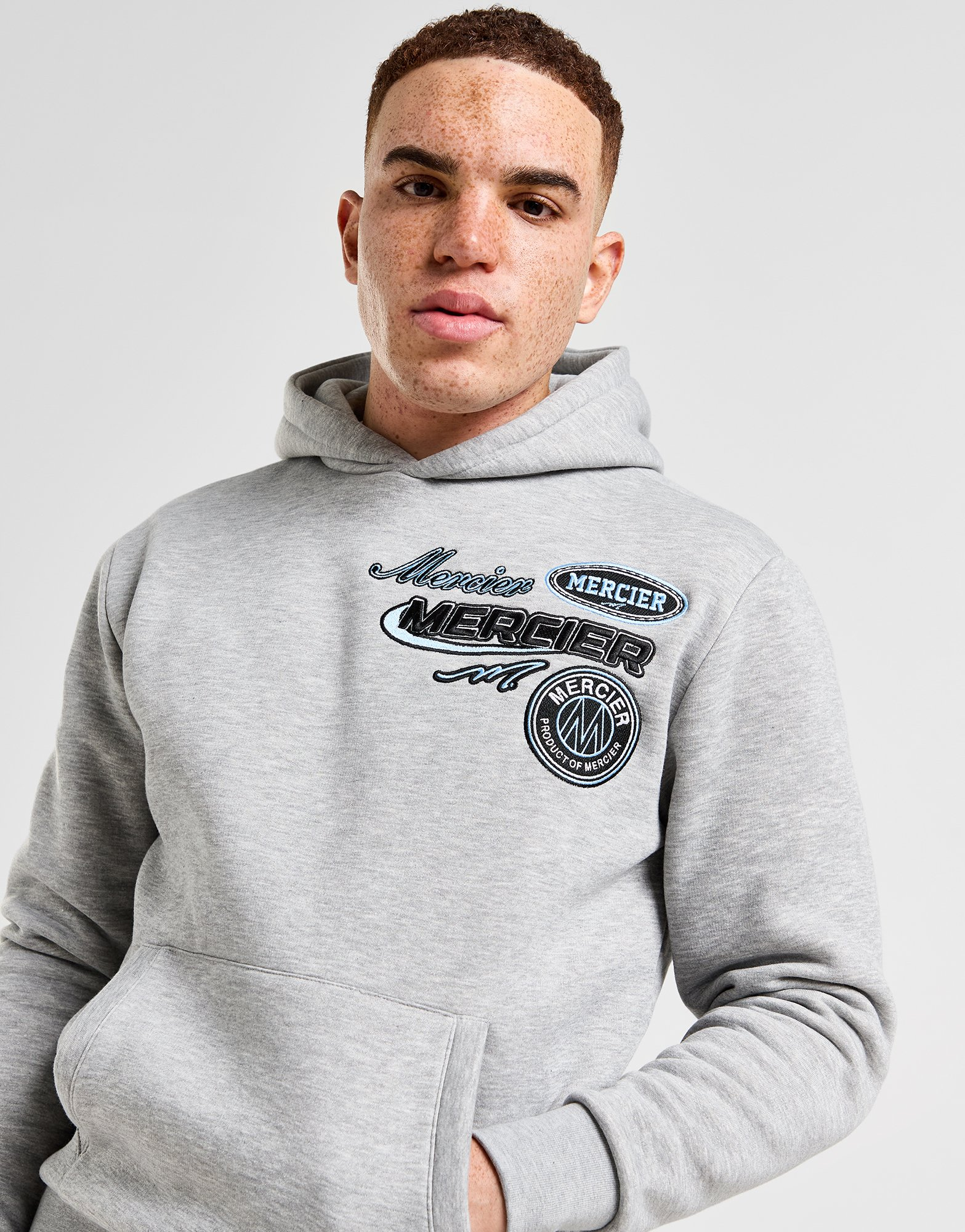 MERCIER Sweat à Capuche Racer Badge Homme