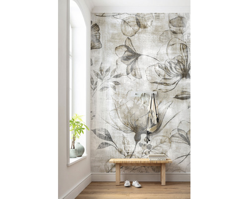 Vliesbehang IF2-008 Rustieke Rozen, set van 2, 200 x 250 cm
