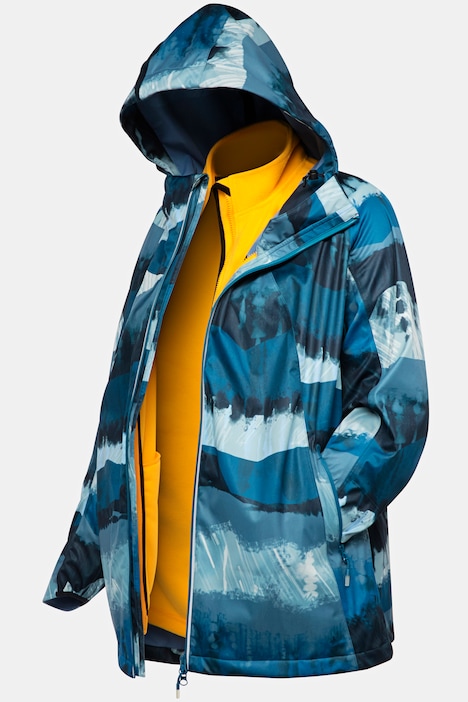 HYPRAR 2-in-1-Fitnessjacke, wasserdicht, 2-Wege-Zipper