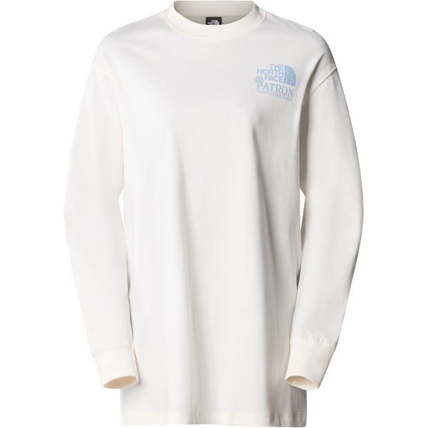 T-shirt THE NORTH FACE W NATURE L/S TEE WHITE DUNE