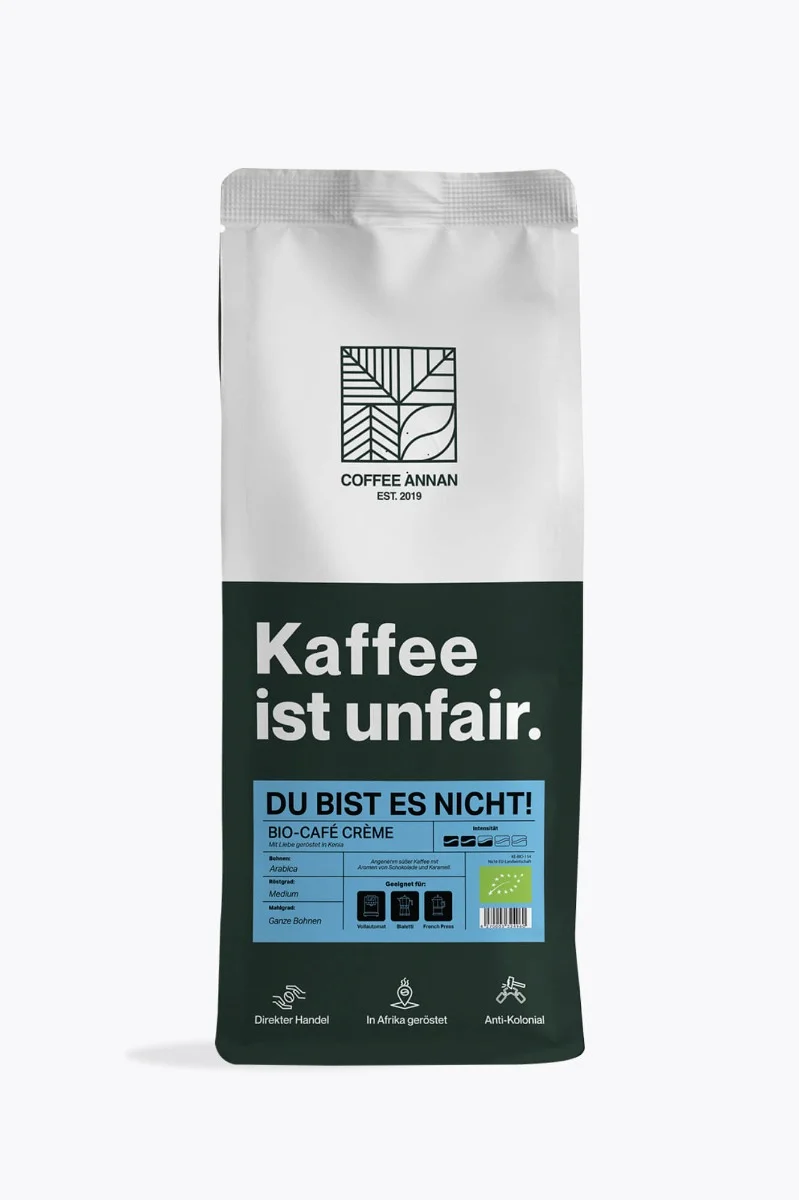 Coffee Annan Bio-Café Créme 1kg