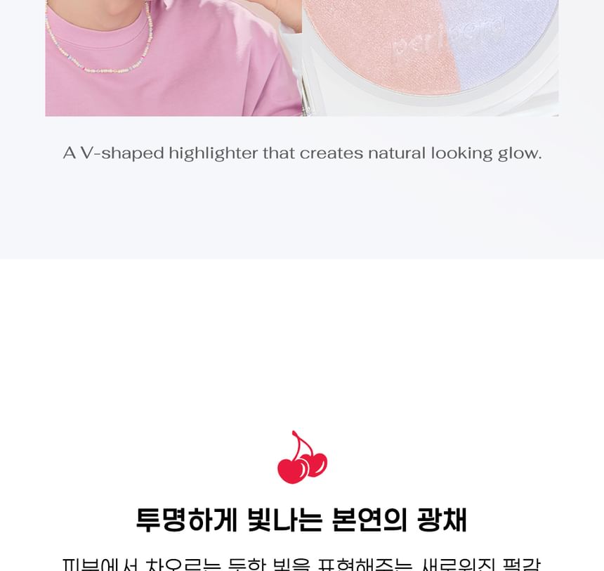 peripera - V Highlighter Soda Café Collectie - 2 Kleuren