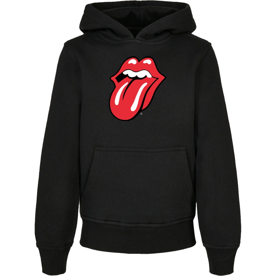 F4NT4STIC Basic Kids Hoodie The Rolling Stones Classic Tongue schwarz
