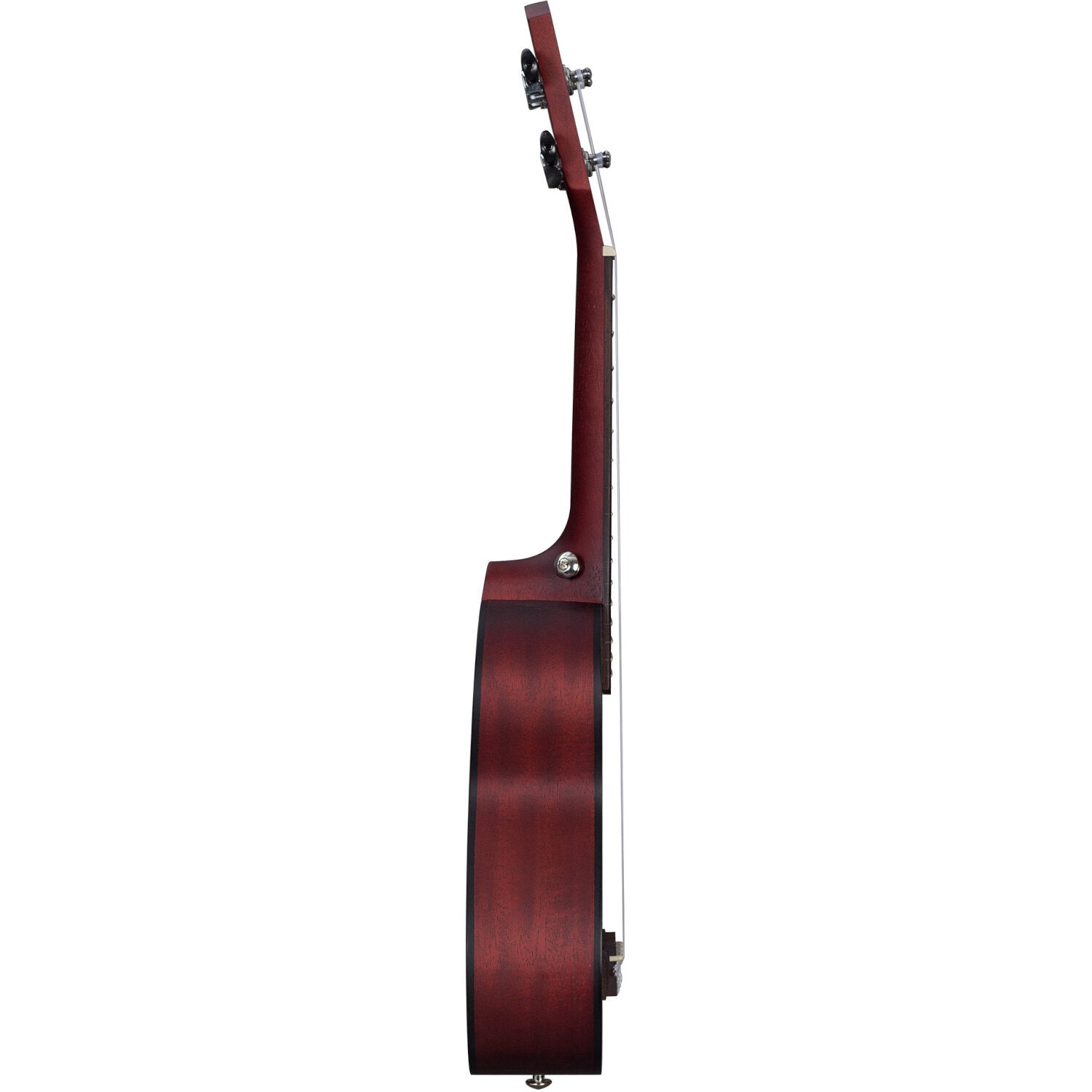 Cascha HH 2263L Premium Mahogany linkshandige sopraan ukelele set rood