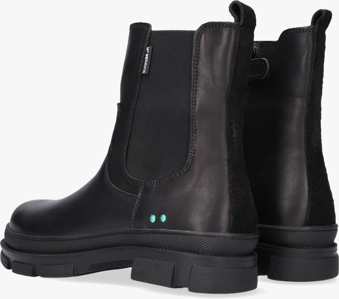 BUNNIESJR zwarte bunniesjr chelsea boots tatum twist