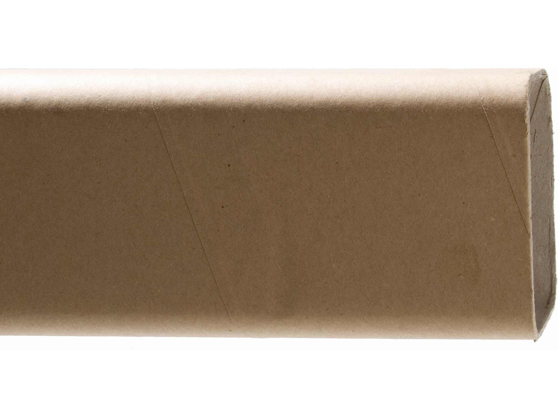 Hartpapier Quadratrohr, braun