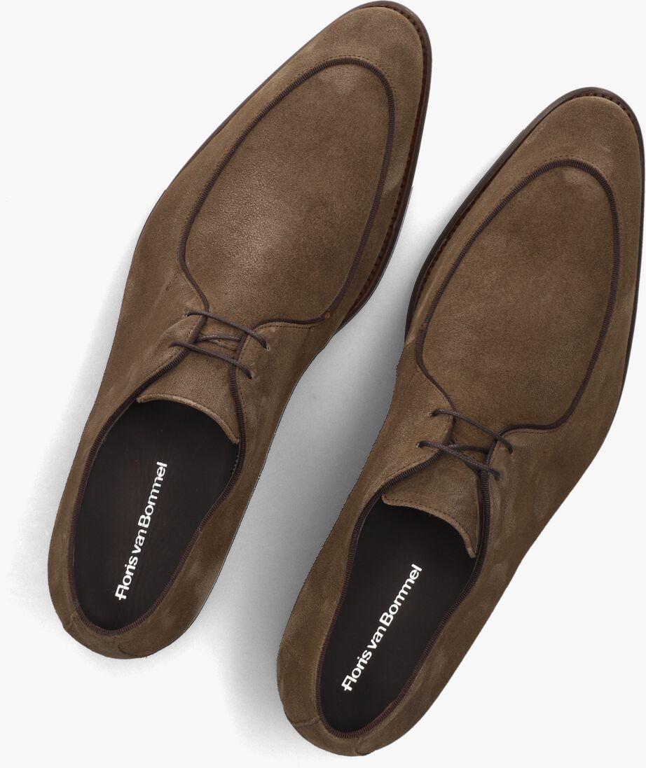 cognac floris van bommel nette schoenen sfm-30325 de stapper