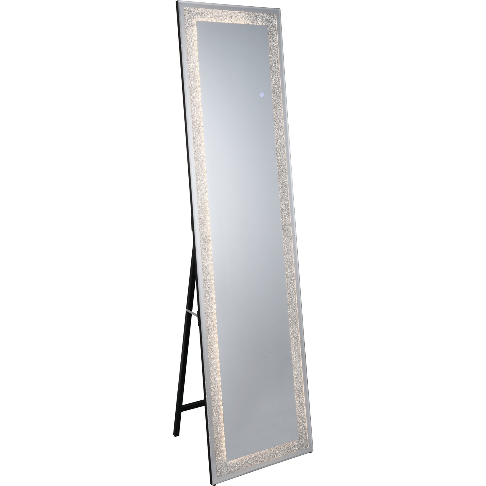 Standspiegel Hermine 40 LED-Glitzerrahmen