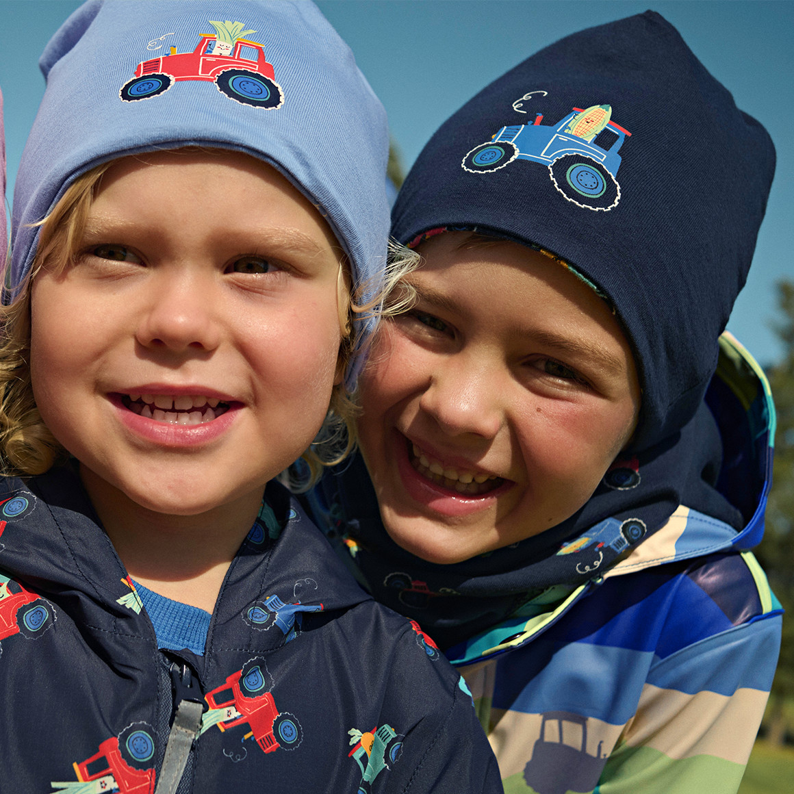 Topolino Jungen Mütze zum Wenden dunkelblau