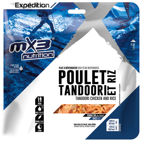 Repas lyophilisé MX3 POULET TANDOORI
