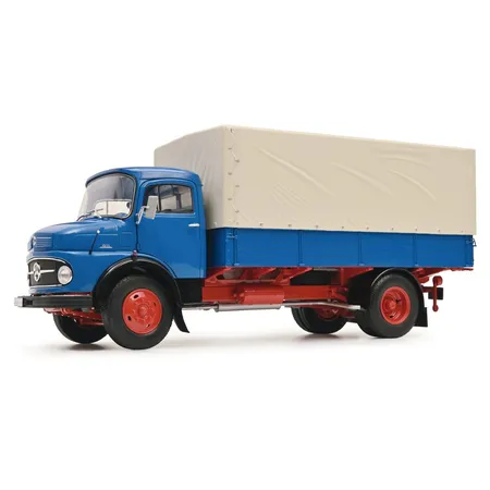 Schuco MB L 911 blau 1:18