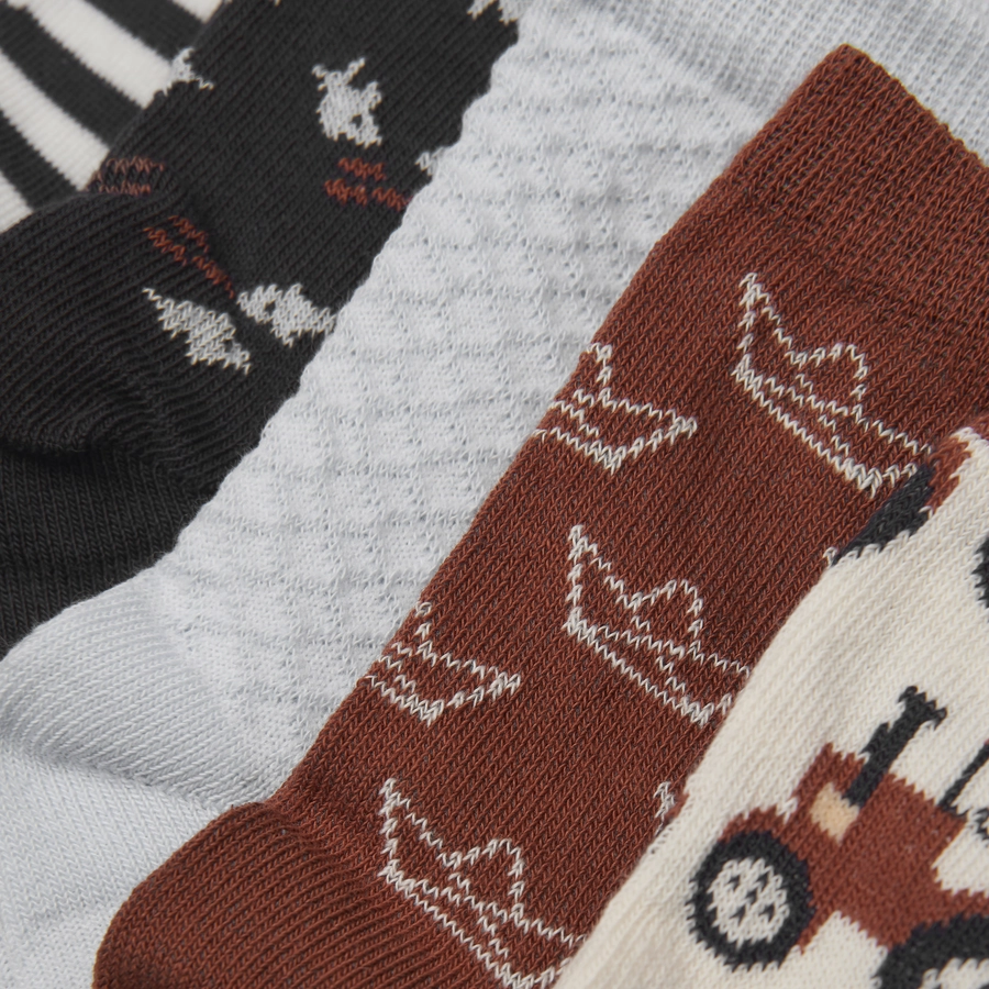 Minymo Socken 5er Pack Tortoise Shell