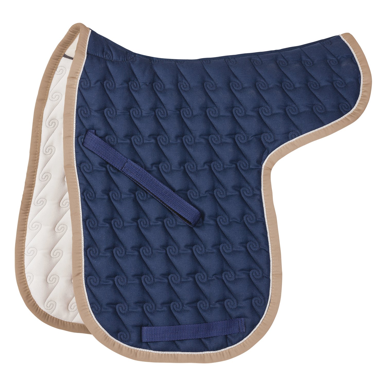 Loesdau Satteldecke Malta  - navy/taupe