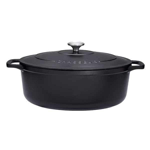 Cocotte Sublime fonte ovale 6 L 31 cm noir Chasseur