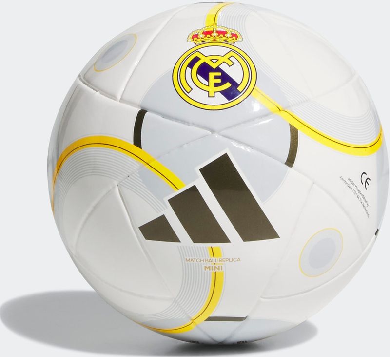 Adidas - Real Madrid Thuis Mini Ball - Wit - TPU Buitenkant