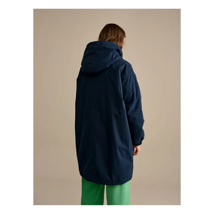 Bellerose Parka Fourrée Laos - Collection Femme  | Bleu marine