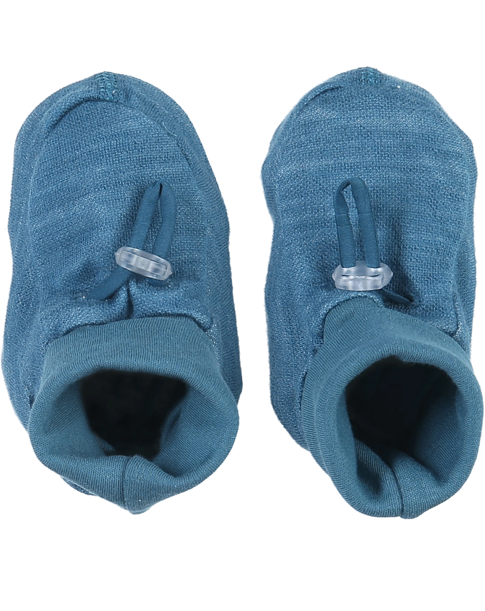 Überzieh-Booties 4038 TREES mit Wolle in dark blue