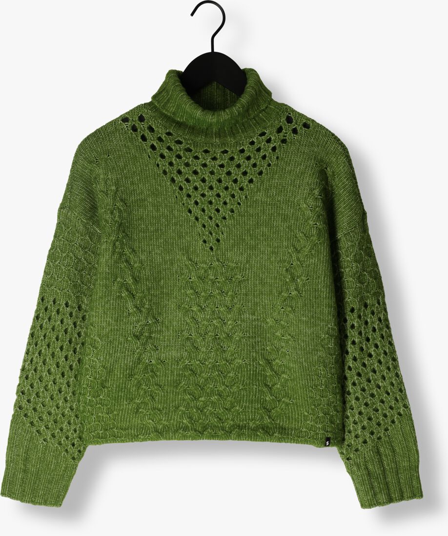 SIMPLE groene simple coltrui knit-ac-pl-23-1