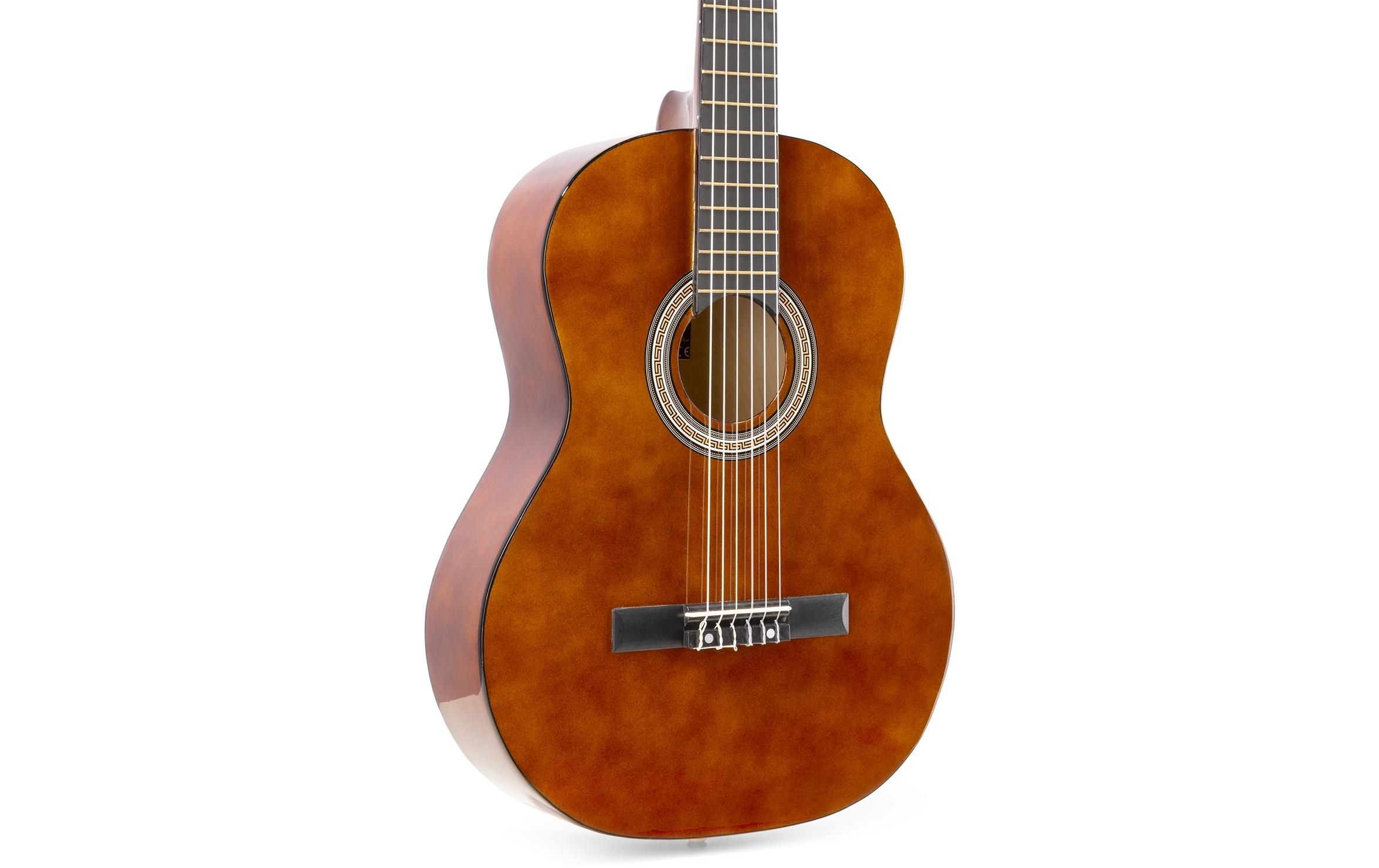 Konzertgitarre SoloArt Set Dark NaturalKlassische Gitarre mit Zubehör