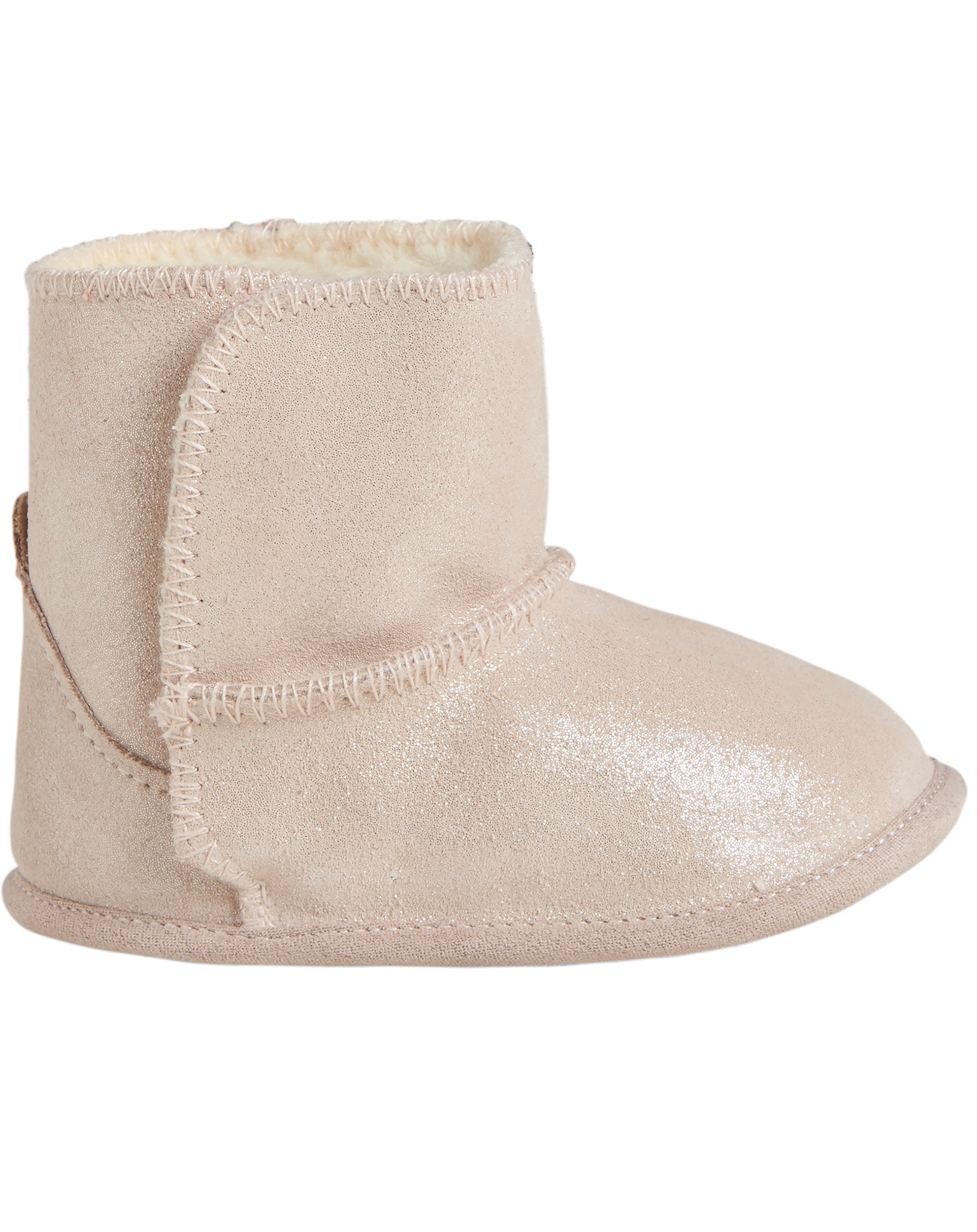 Krabbel-Boots GLITTER gefüttert in rose dust
