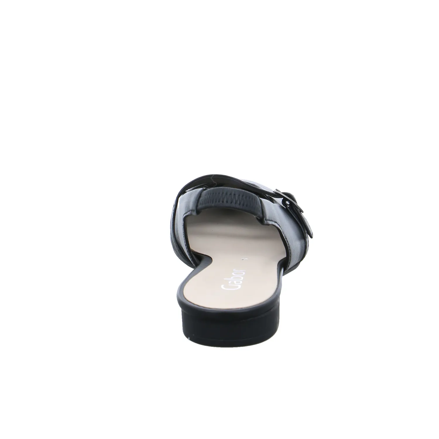 GABOR Slingpumps Schwarz Leder