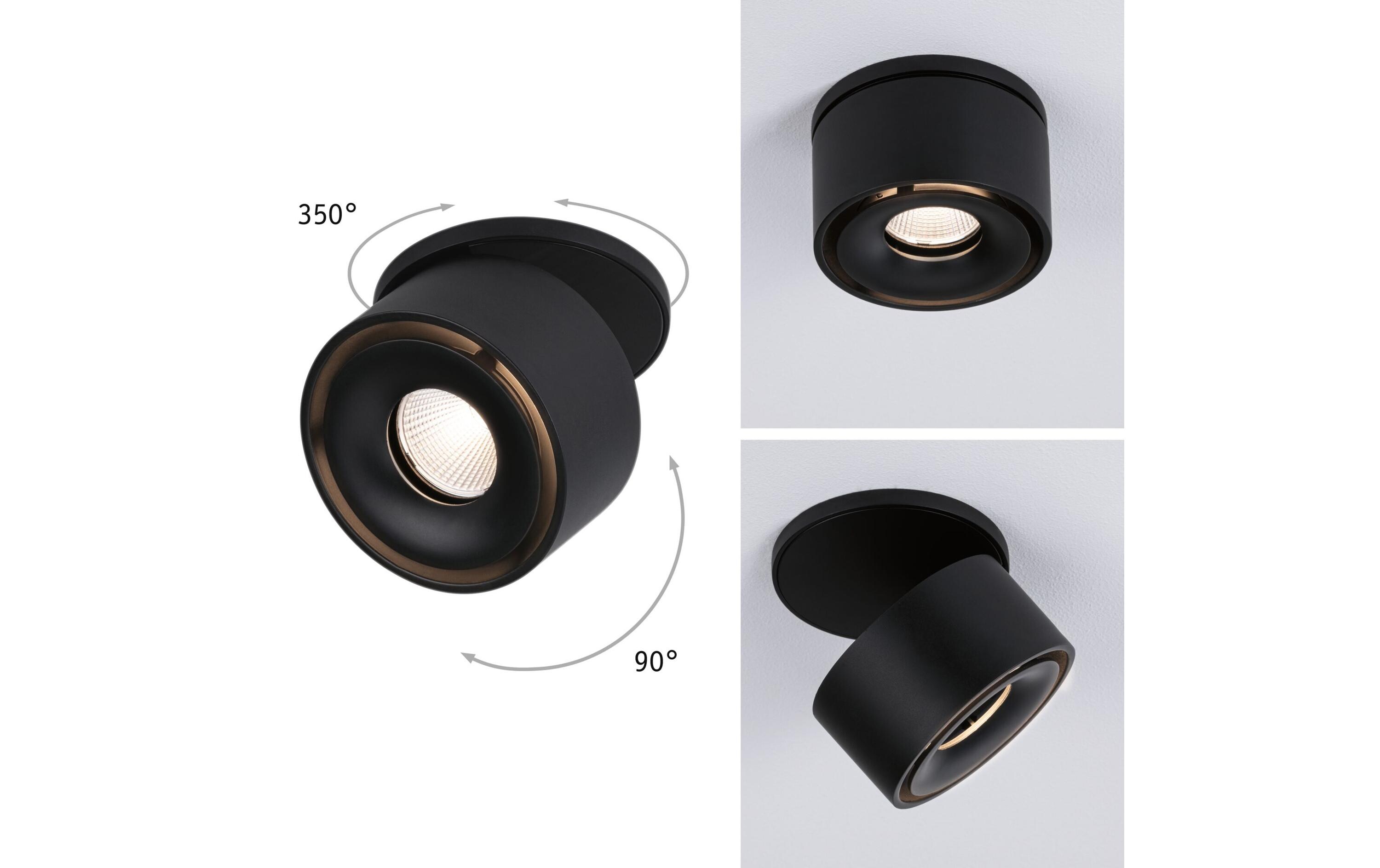 Einbauleuchte LED Spircle SchwarzLED Einbauleuchte