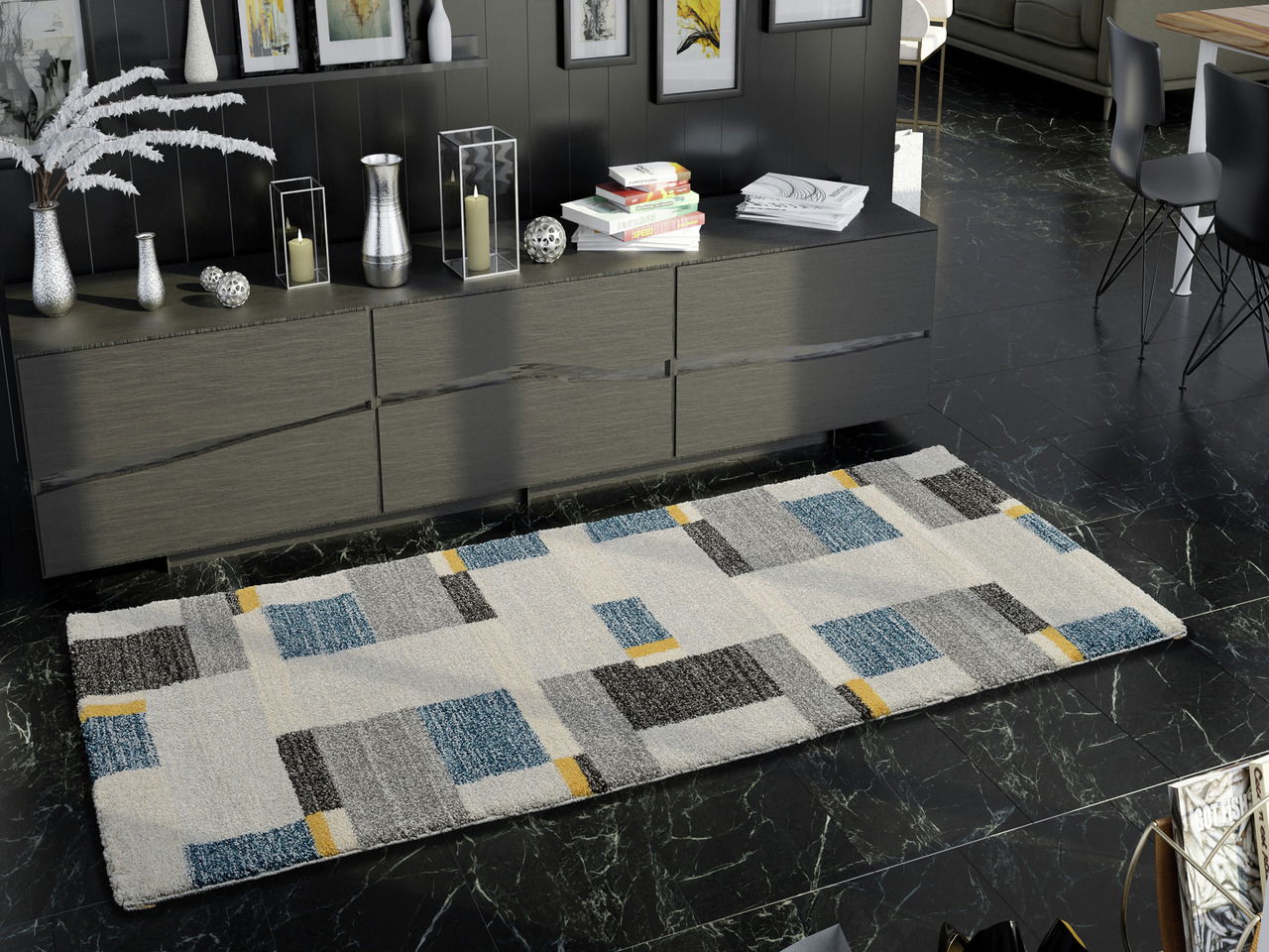 OCI Webteppich 80x250 cm CASTLE BEPPO