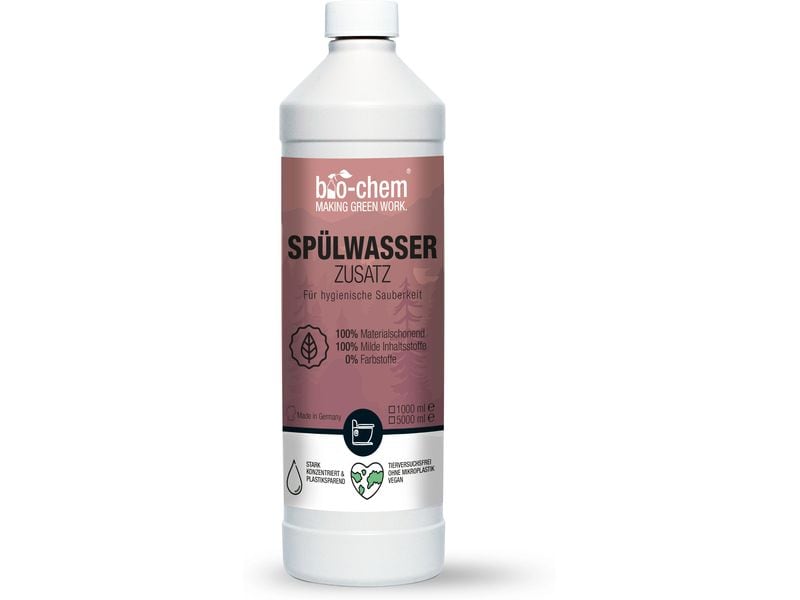 Bio Chem Spülwasserzusatz 1 l Hygienischer Reiniger für Camping- und Chemietoiletten