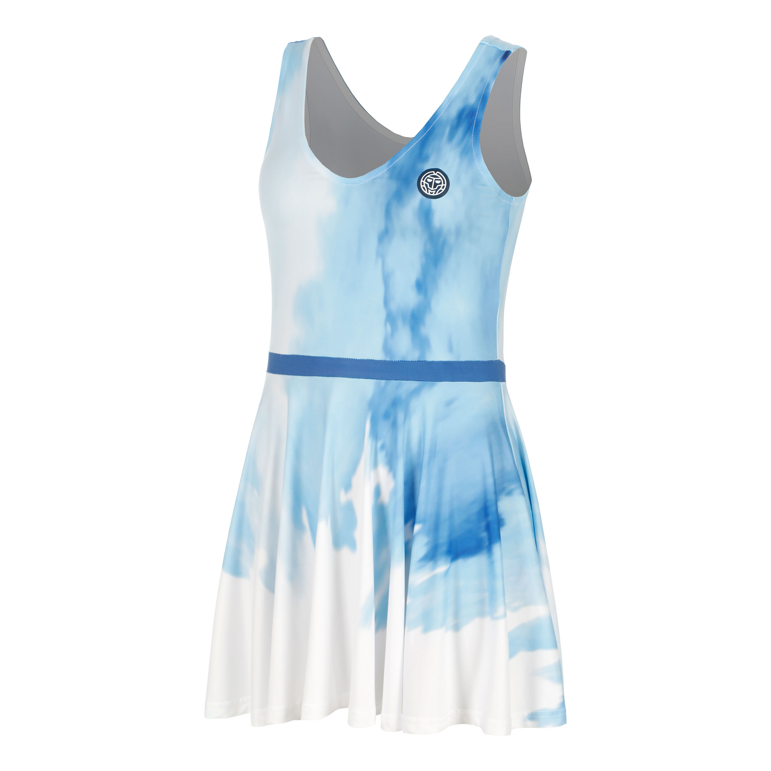 BIDI BADU Watercolour Robe Femmes - Blanc , Bleu