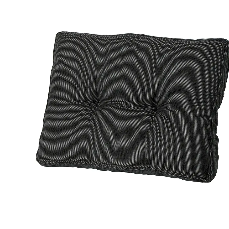 Madison - Florance Zitkussen Rib black - Ca. 43x60 cm - Set van 2