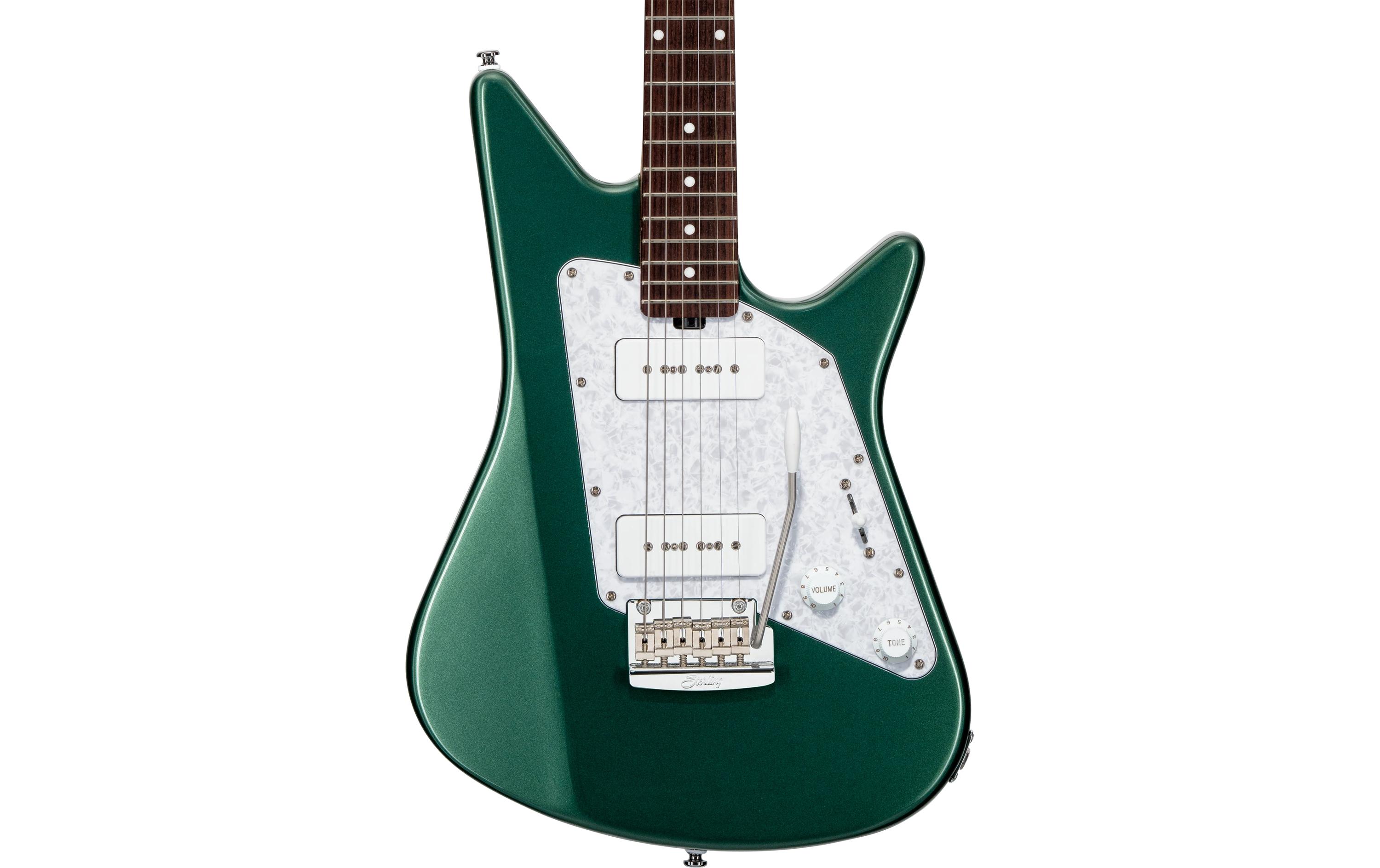 E-Gitarre Albert Lee P90 Sherwood Green<br>Retro-Modern-Gitarre