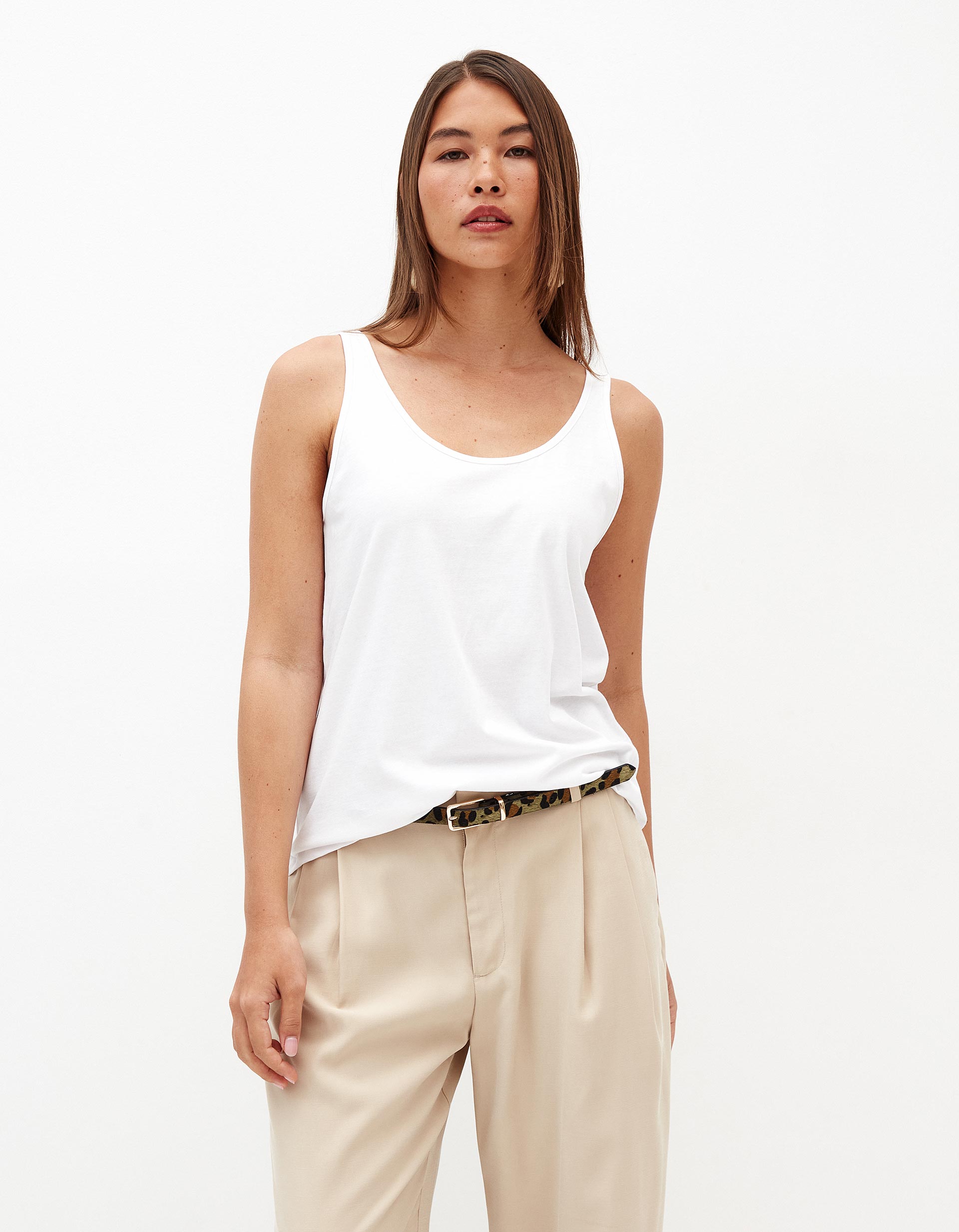 Top Básico, Mulher, Branco