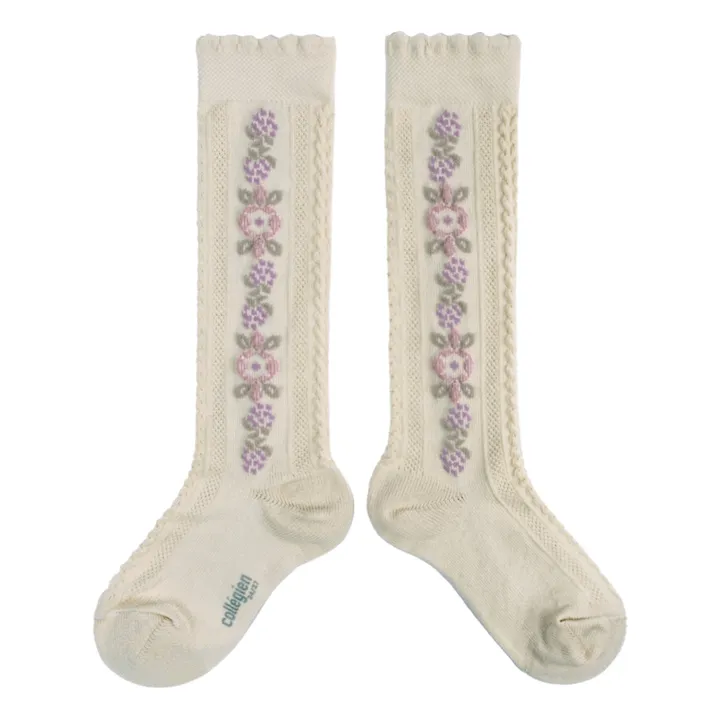 Collégien Chaussettes Dalia | Blanc cassé